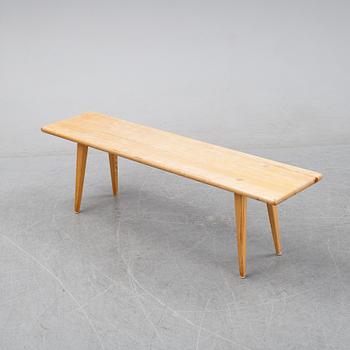 A pine bench, second half of the 20th Century.