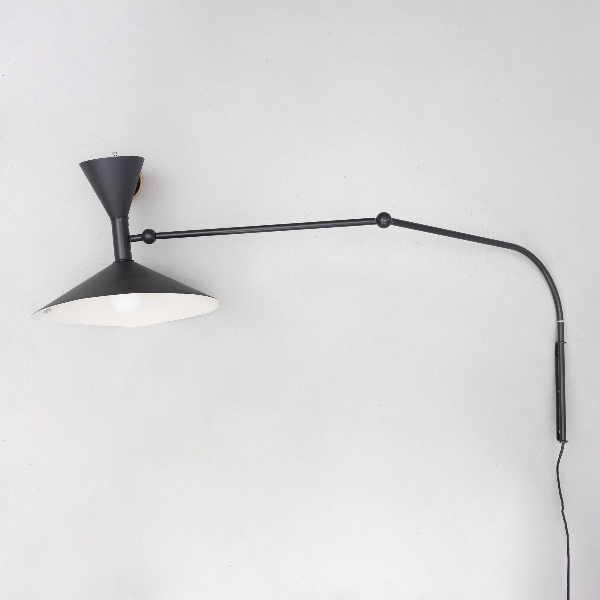 Le Corbusier, a wall lamp, 'Lampe De Marseille', Nemo Lighting, Italy.