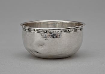 TUMLARE, silver, Niclas Warneck, Karlstad, 1752. Vikt ca 18 g.