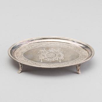 SALVER, silver London England 1790.