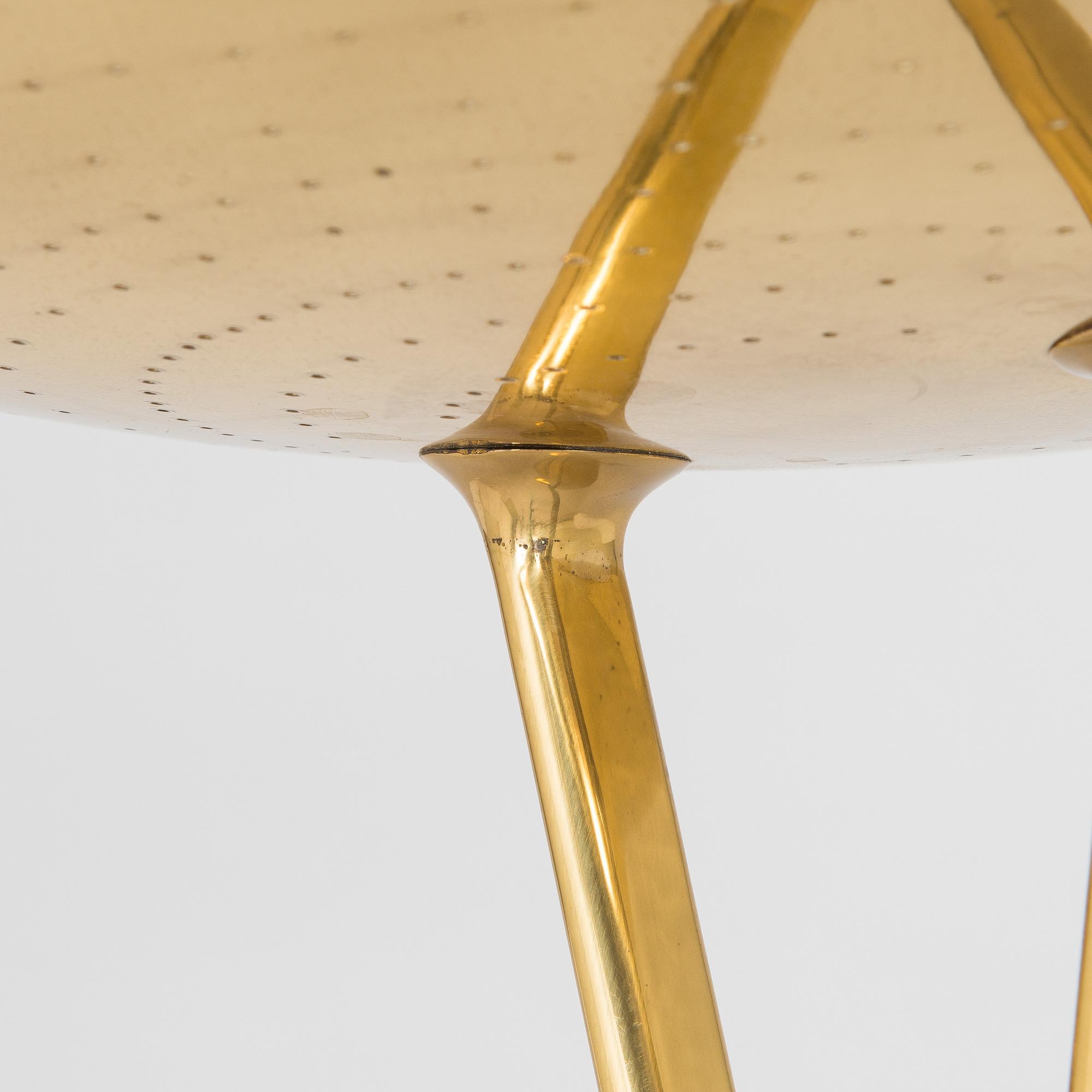 Paavo Tynell, A mid-20th century floor lamp model 9640, Taito Oy, Finland.