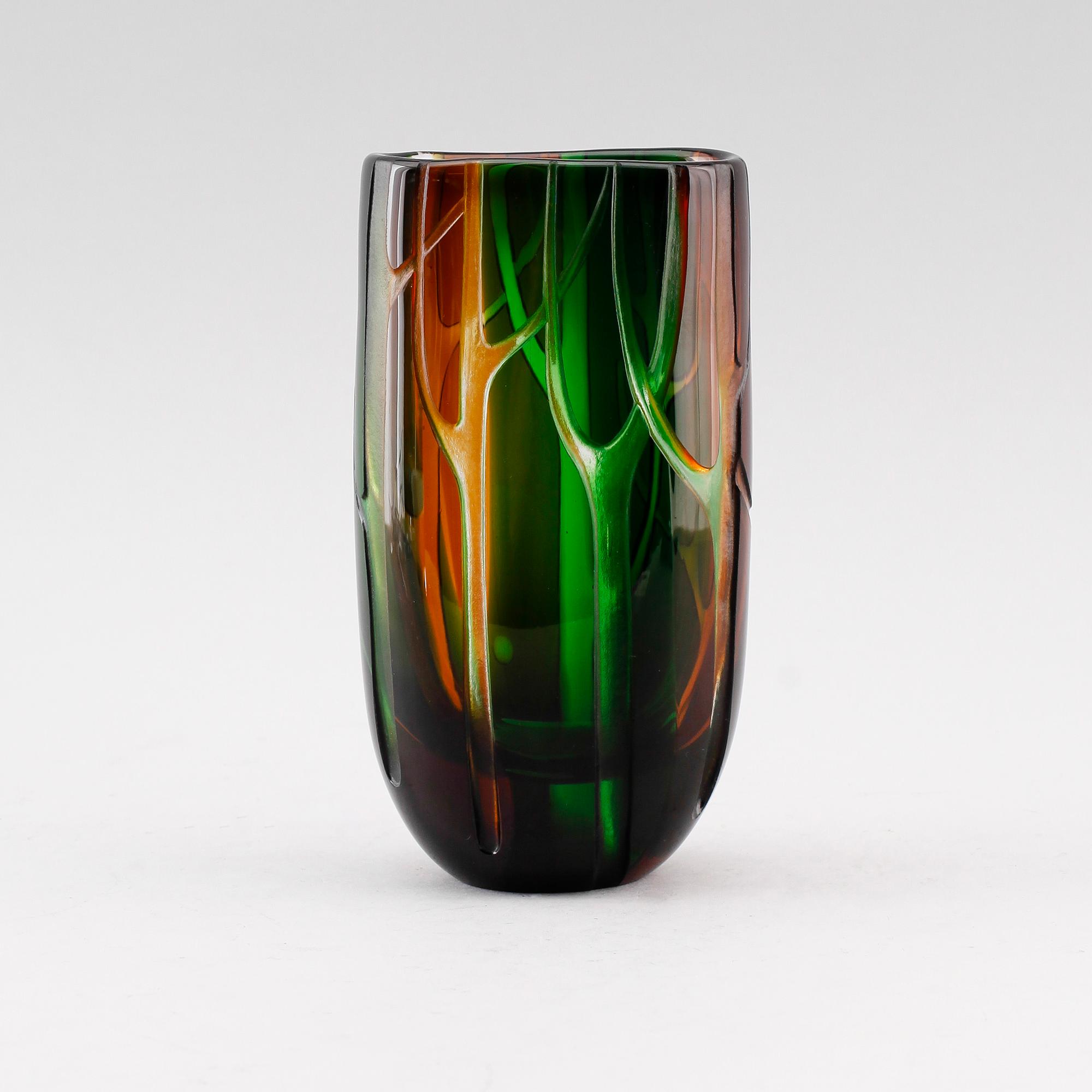 VAS, glas, unik, Vicke Lindstrand, Kosta.