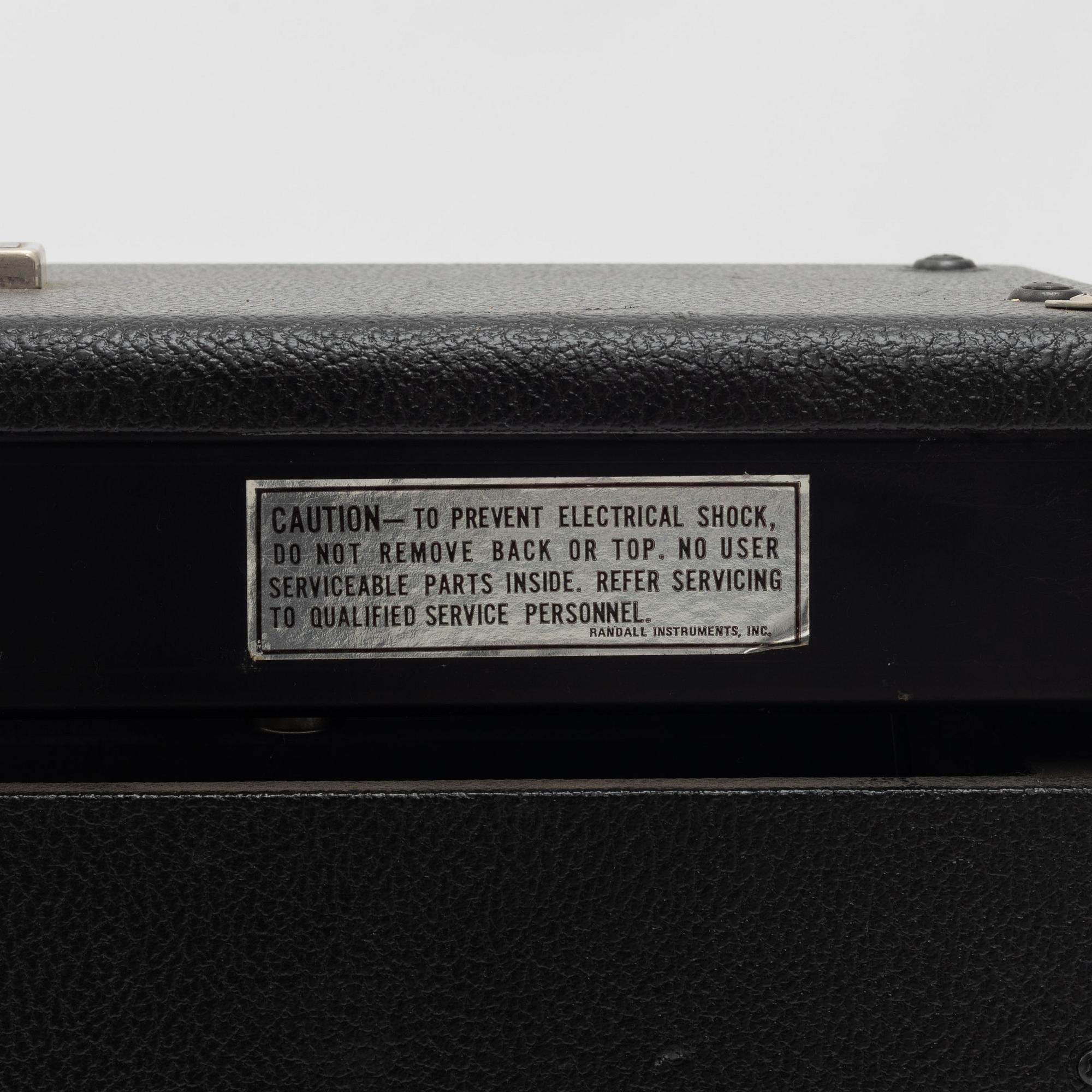 Randall, "Commander II", "RG-120-212", guitar amplifier, 1970s, USA.