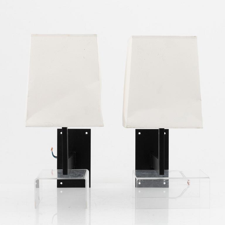 Stéphane Davidts, a group of 4+2 wall lights, Davidts Ligtning, 21st Century.