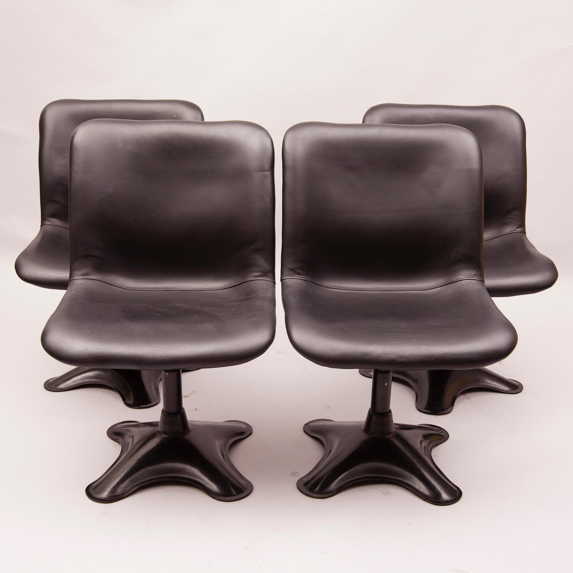 STOLAR, 4 st, 415, Yrjö Kukkapuro, Haimi. Modellen formgiven 1965.