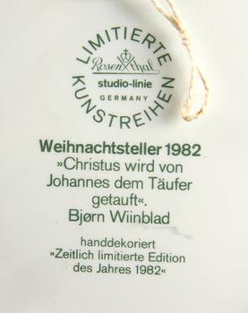 TALLRIKAR, 12 st, porslin, Björn Wiinbladh, Rosenthal.