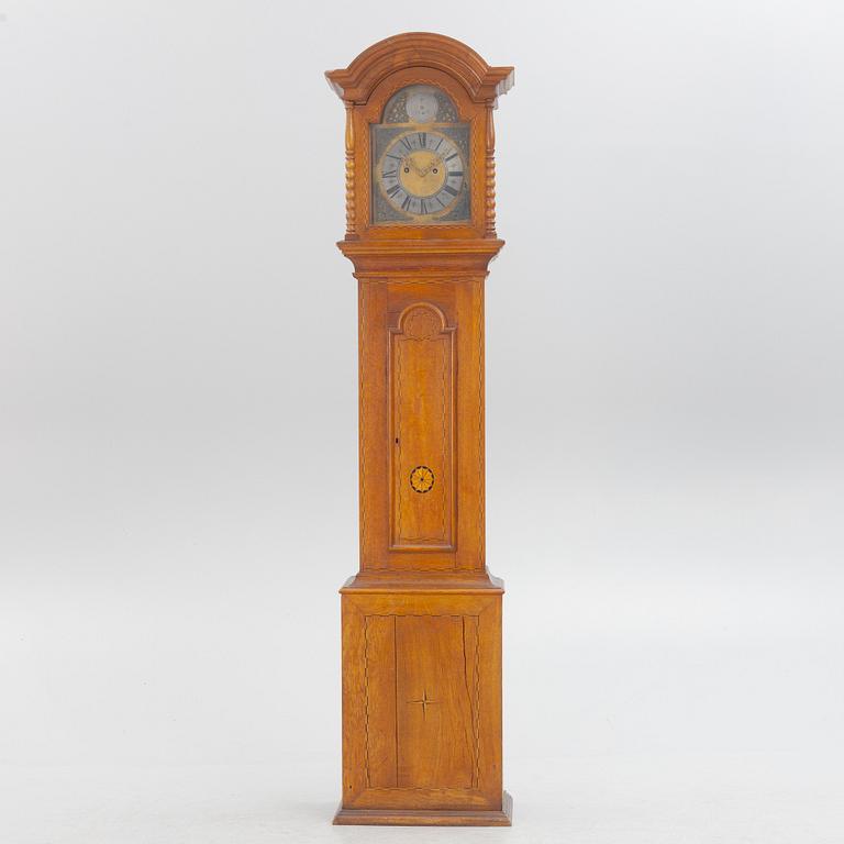 A19th century longcase clock.