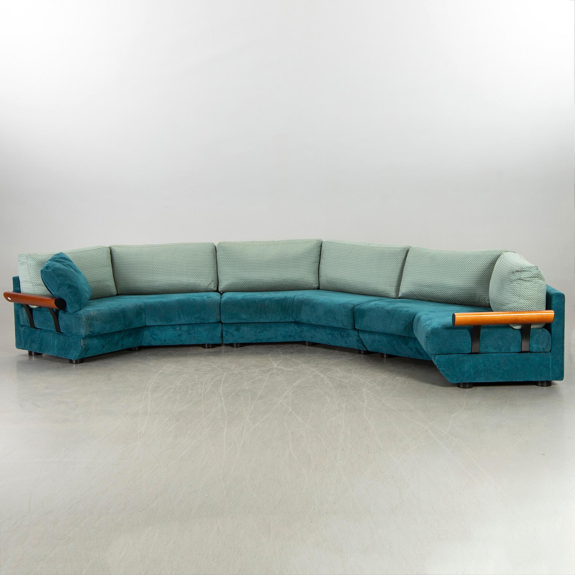 A SET OF 2 1980's FRIGHETTO SOFAS, ITALY.