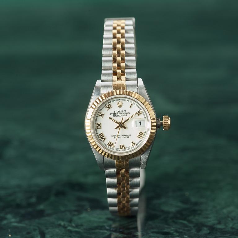 ROLEX, Oyster Perpetual Datejust, Chronometer, armbandsur, 26 mm,