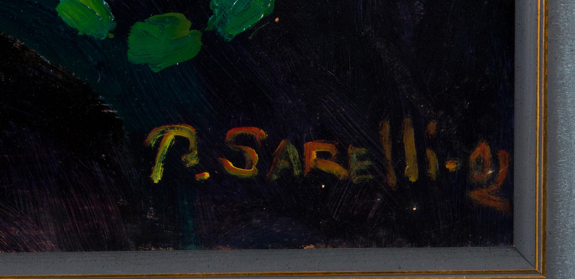 PAAVO SARELLI, öljy levylle, signeerattu ja päivätty -02.