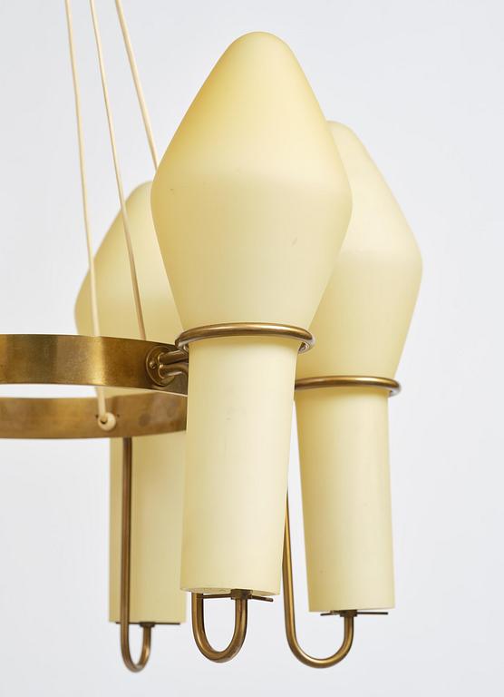 Hans-Agne Jakobsson, a rare ceiling lamp, Hans-Agne Jakobsson AB, Markaryd, 1950s.