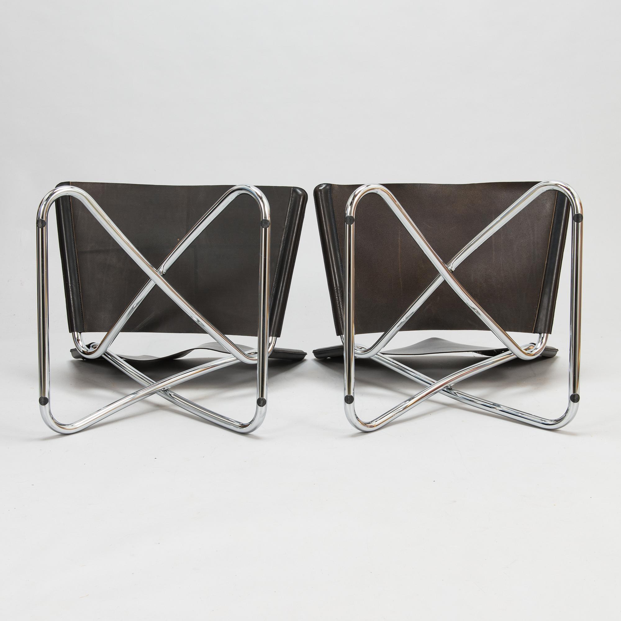 Erik Magnussen, Four 'Z-Down' Chairs for Engelbrechts, Denmark.