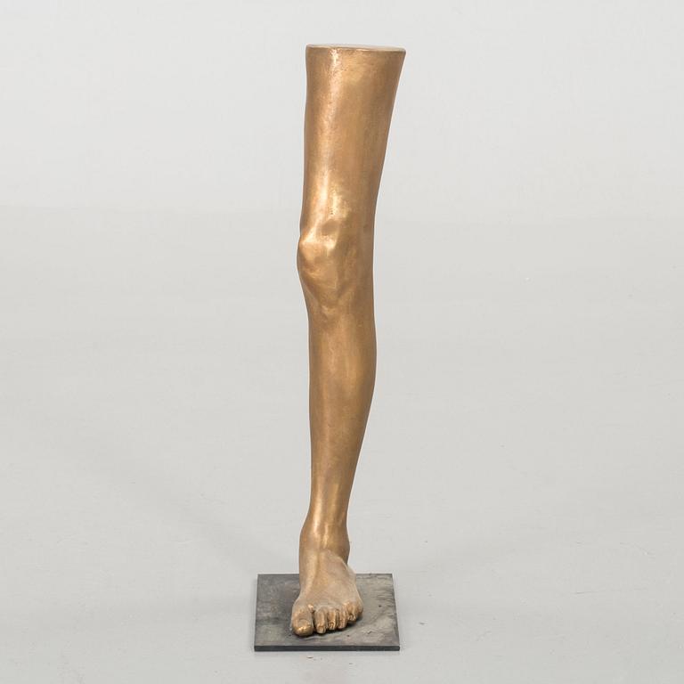 STURE JOHANNESSON,  bronsskulptur, "I Set My Foot in Aarhus – Again!" 2014.