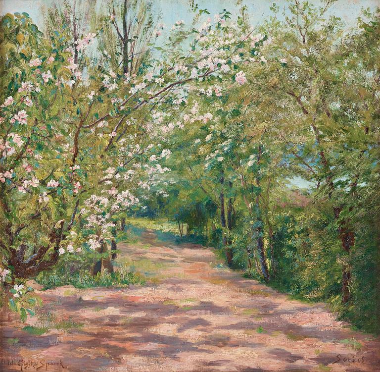 Ida Gisiko-Spärck, Spring landscape.