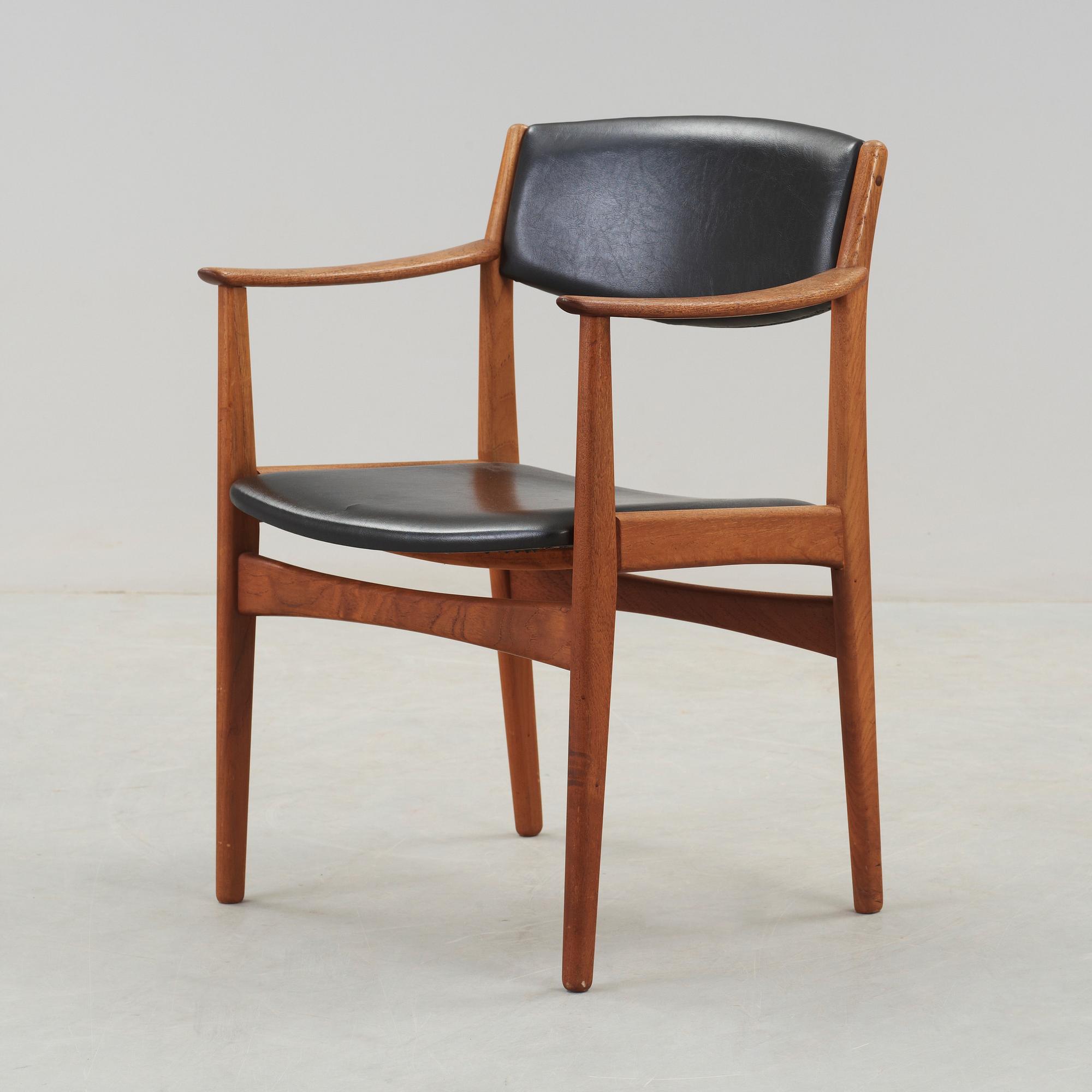 SKRIVBORD samt KARMSTOL, Johansson & Söner, Hyssna, 1950/1960-tal.