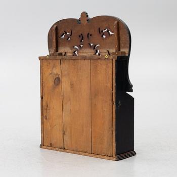 Wall-mounted shelf, folk art, Norway, 19th century.