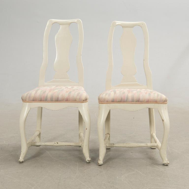 Chairs, a pair, late Baroque.