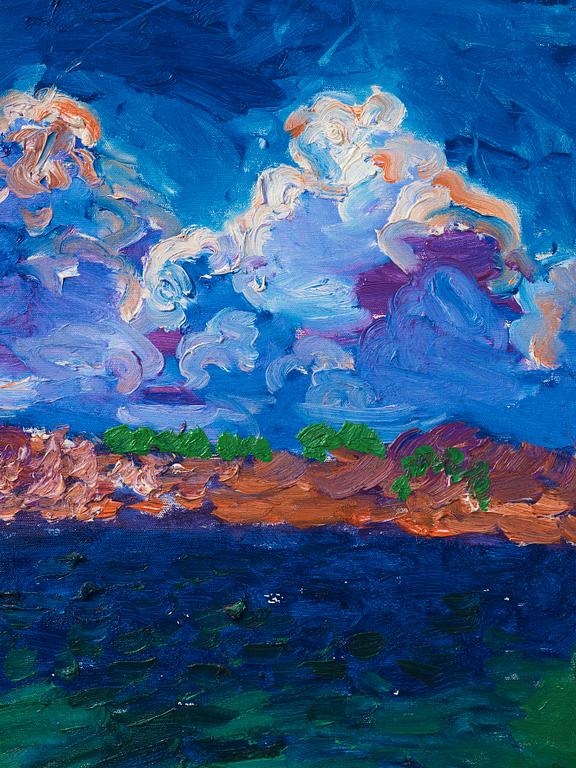 Inge Schiöler, "Moln över ö" (Cloud over island).