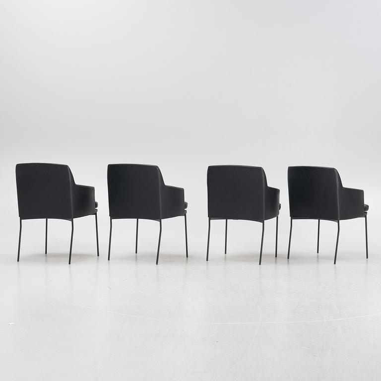 Claesson Koivisto Rune, four 'Montevideo' armchairs, Tacchini, Italy.