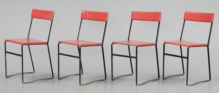 TRÄDGÅRDSGRUPP, 5 delar, Grythyttan, 1940-tal.