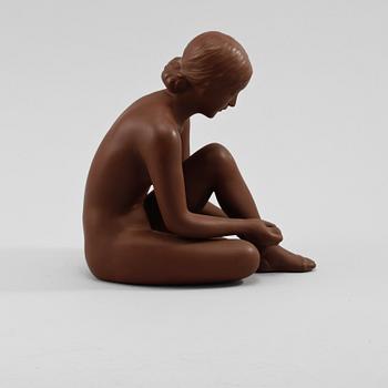 OKÄND KONSTNÄR, skulptur, lergods, osignerad, 1900-talets mitt.
