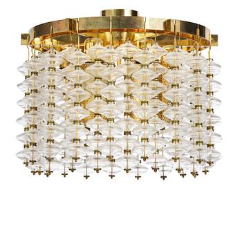 82. Hans-Agne Jakobsson, an "Estrella" ceiling lamp model "T 580", Hans-Agne Jakobsson AB, Markaryd, 1960s-70s.