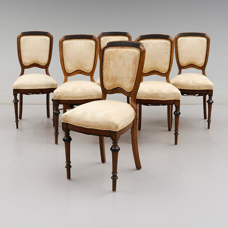 STOLAR, 6 st, 1800-talets andra hälft.