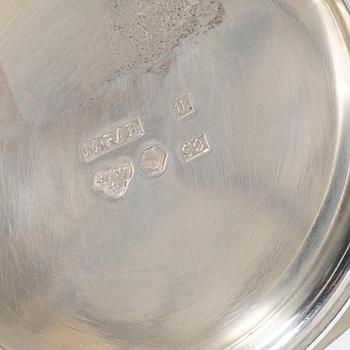 A Swedish silver box with lid, mark of Company MGAB, Uppsala 1968.