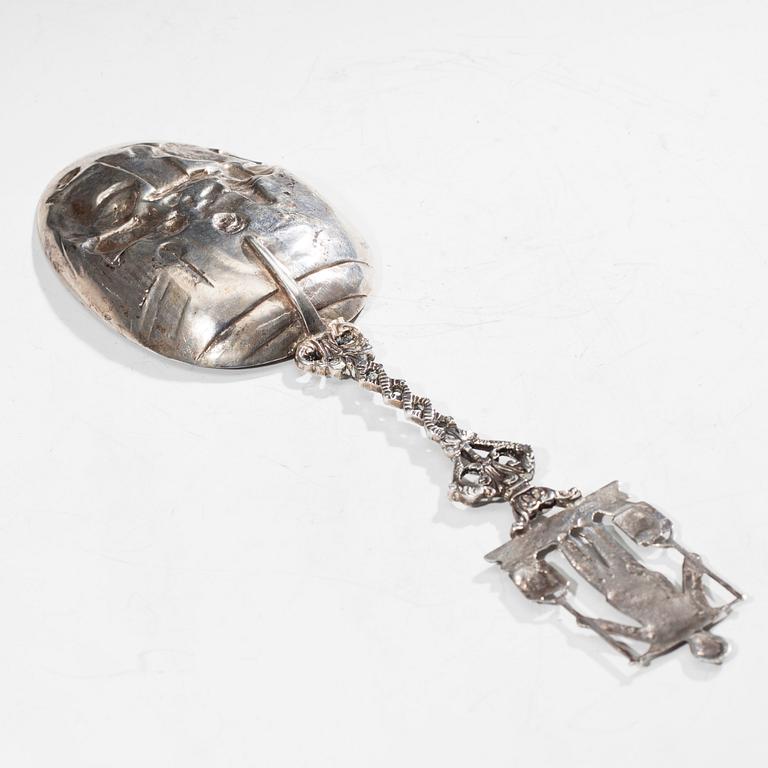 SKED, silver, Schoonhoven, Holland. Svenska kontrollstämplar, 1900-talets första hälft. Vikt 76,5 g.