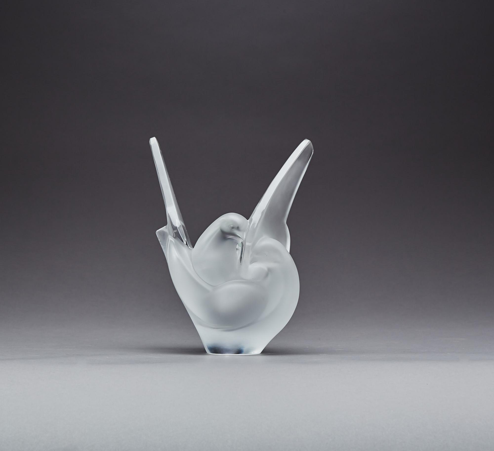 VAS, Lalique, Frankrike, 1900-talets andra hälft, signerad och etikettmärkt.