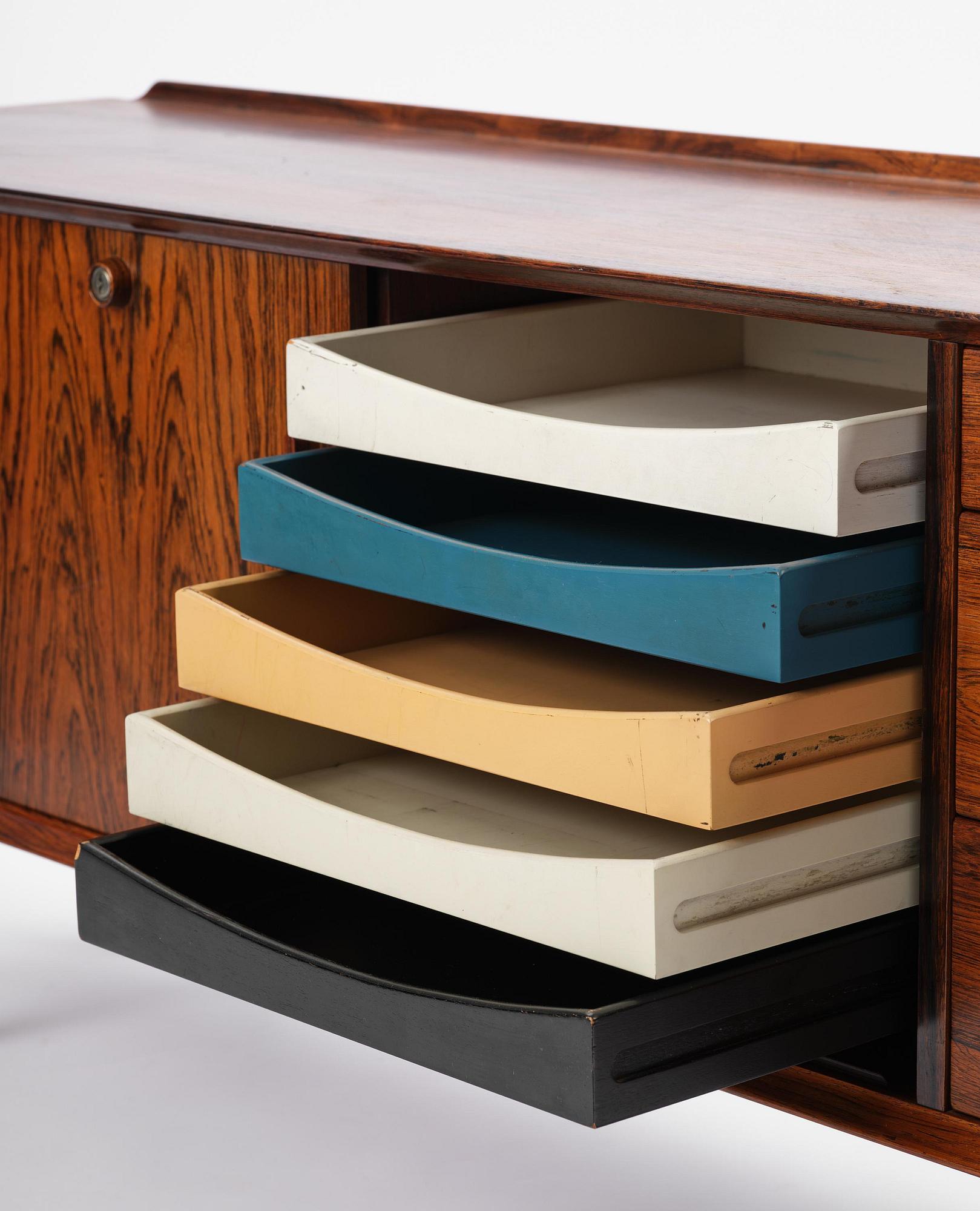 Arne Vodder, a rosewood sideboard model "209", Sibast Møbler, Denmark, 1970.