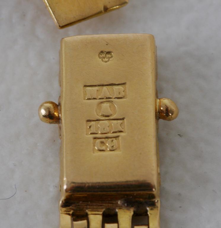 ARMLÄNK, 18K guld, ca 14 gr.
