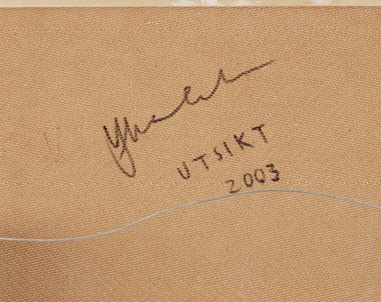 YLVA CEDER, olja på pannå signerad och daterad 2003 a tergo.