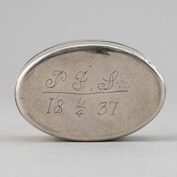 DOSOR, 8 stycken, silver. Sent 1700/1800-tal.