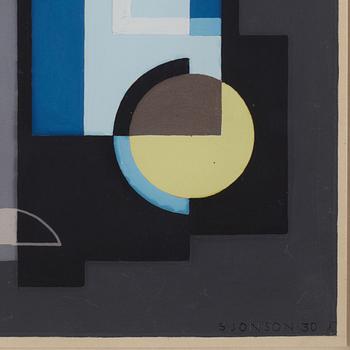 Sven Jonson, "Plankomposition II".