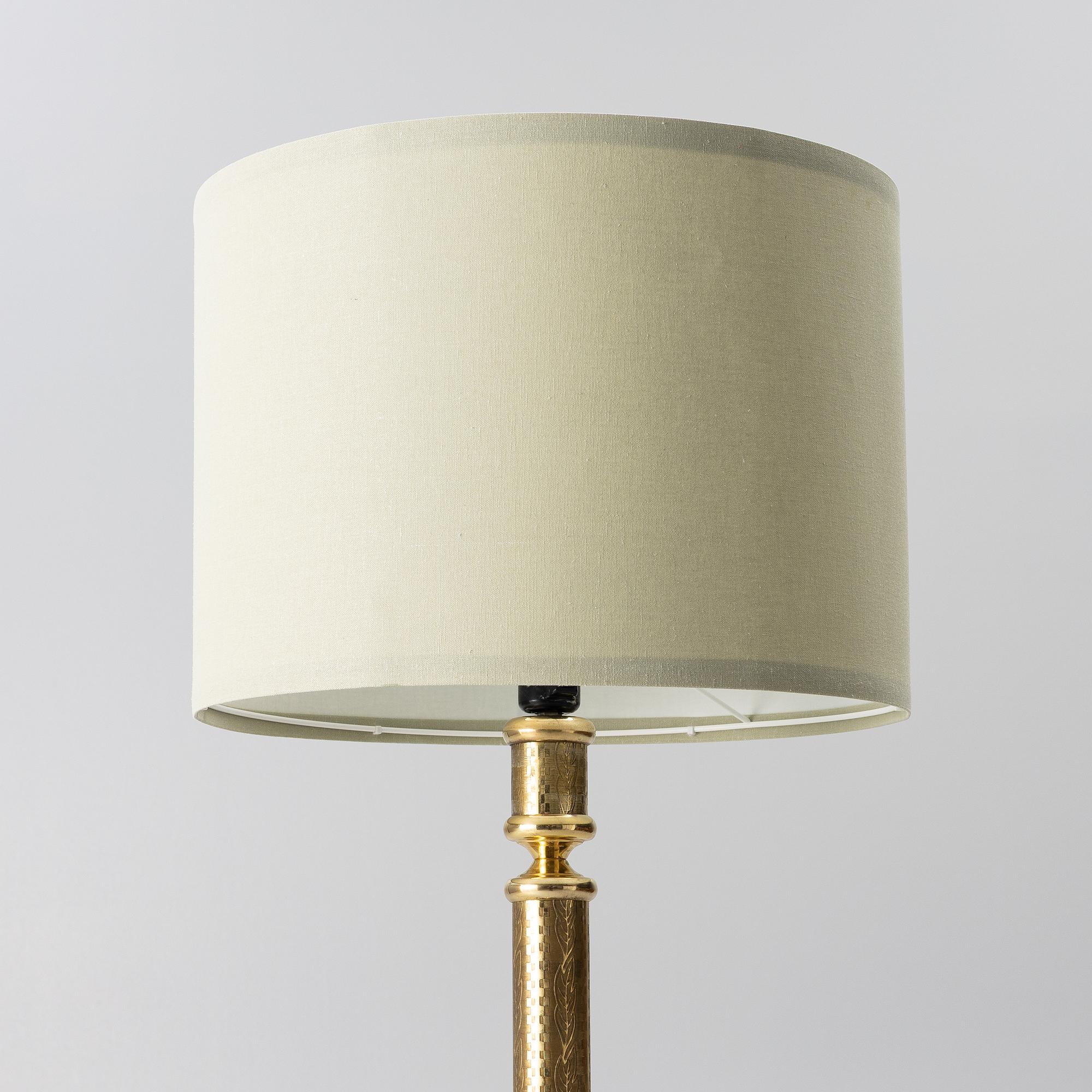 Golvlampa, 1900-talets andra hälft.