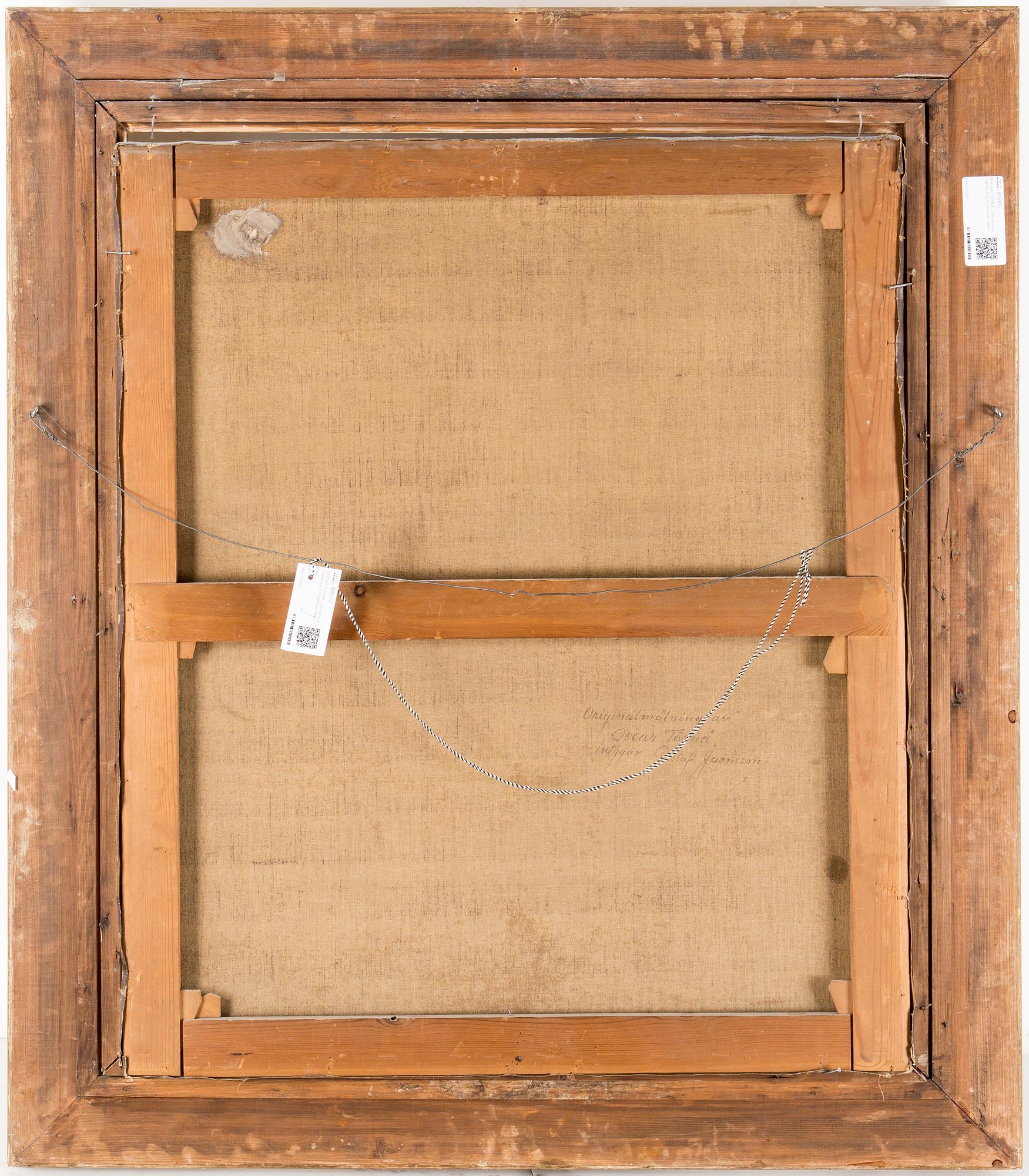 OSCAR TÖRNÅ, oil on canvas, signed and dated.