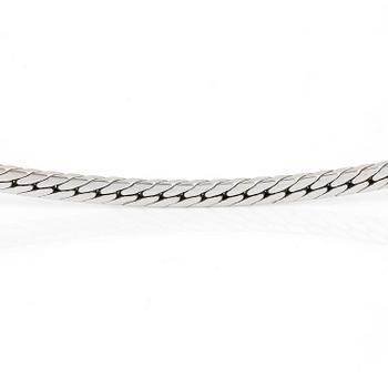 KEDJA, 18K vitguld, Balestra, Italien.