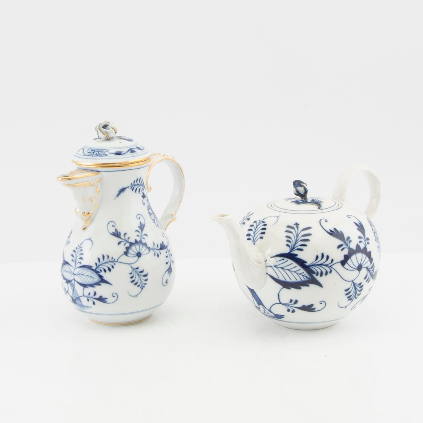 Service 21 pcs Meissen porcelain, first half of the 20th century.
