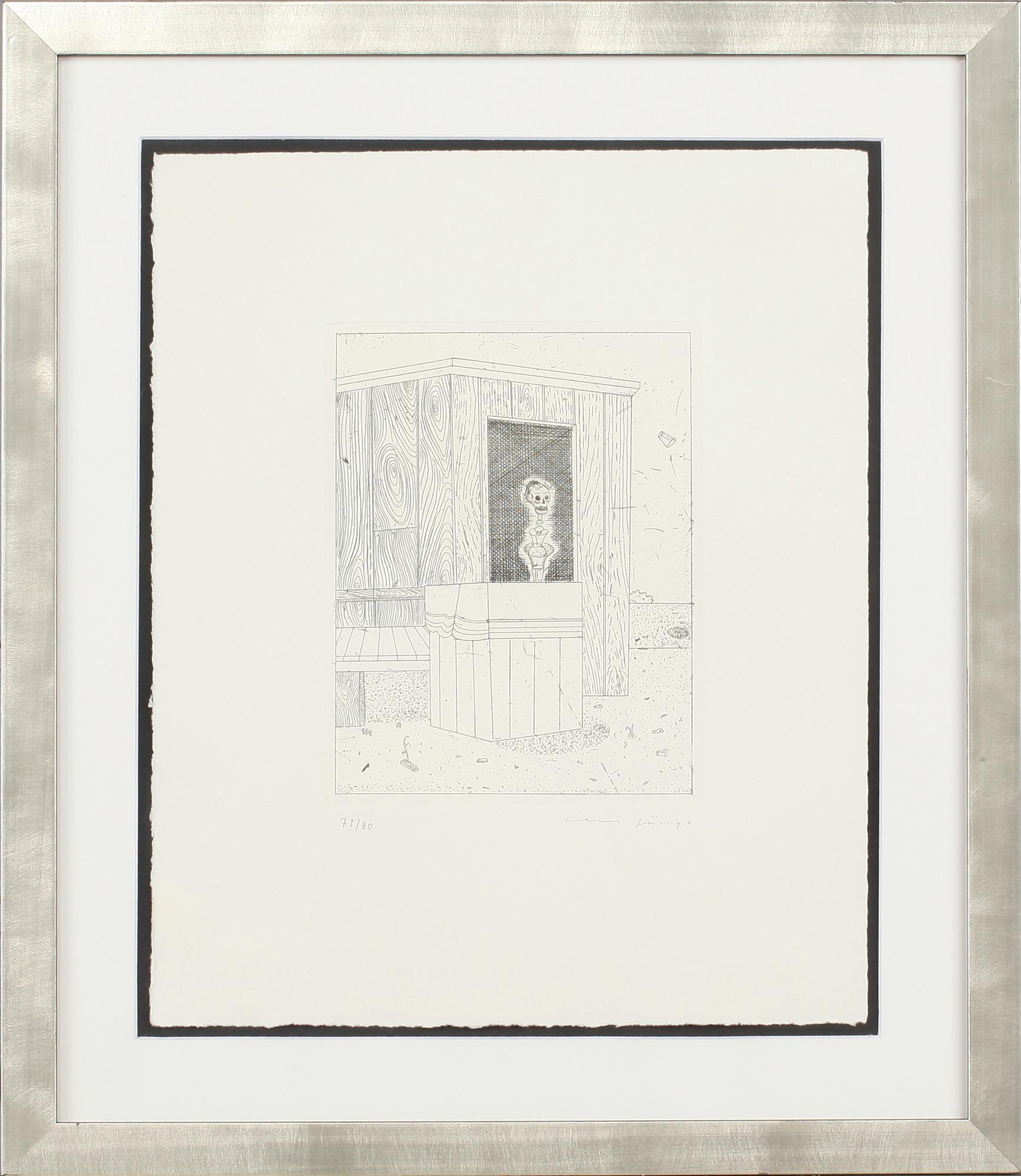 JENS FÄNGE, etsning, signerad och numrerad 73/80.