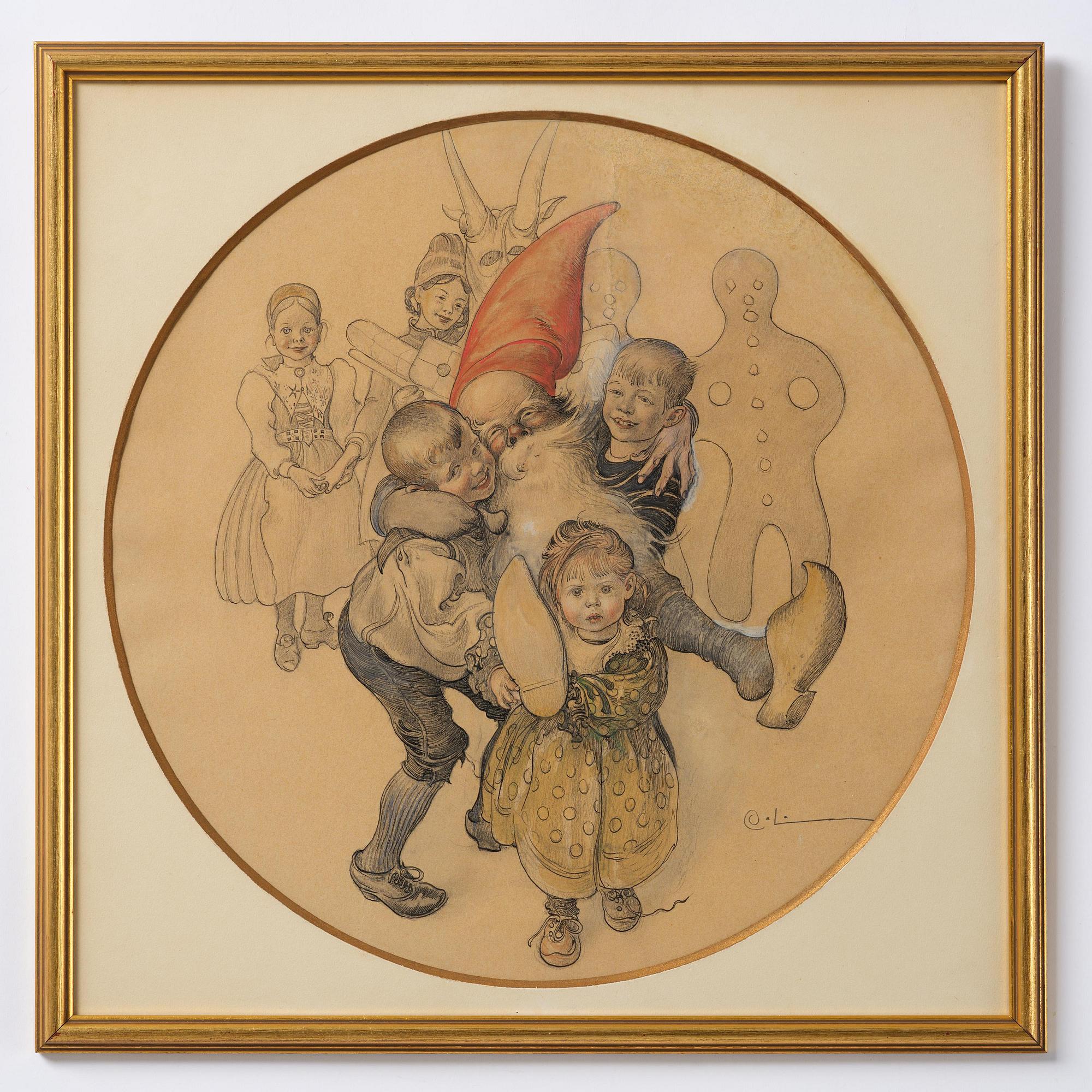 Carl Larsson, "Jultomten".