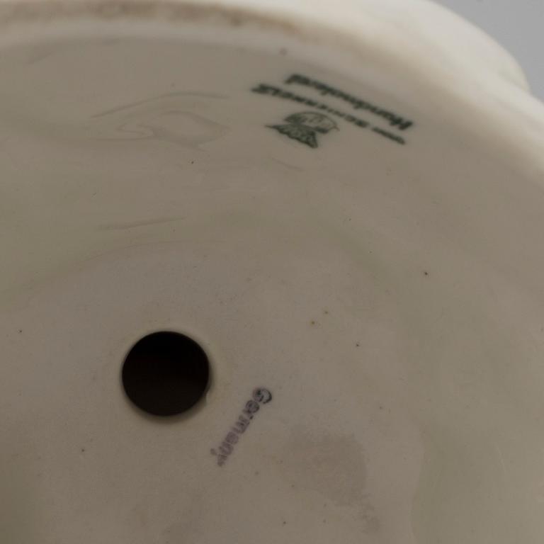 A pair of porcelain candelabra from von Schierholz, Germany, first half of the 20th Century.