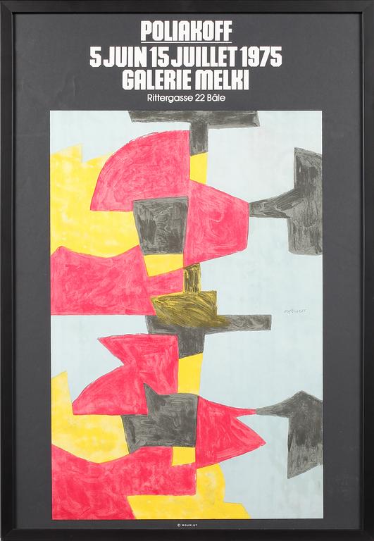 SERGE POLIAKOFF, utställningsaffisch.