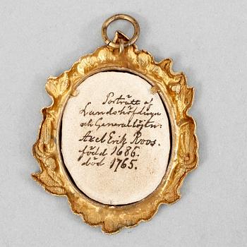 OKÄND KONSTNÄR, blandteknik, miniatyr, 1700-tal.