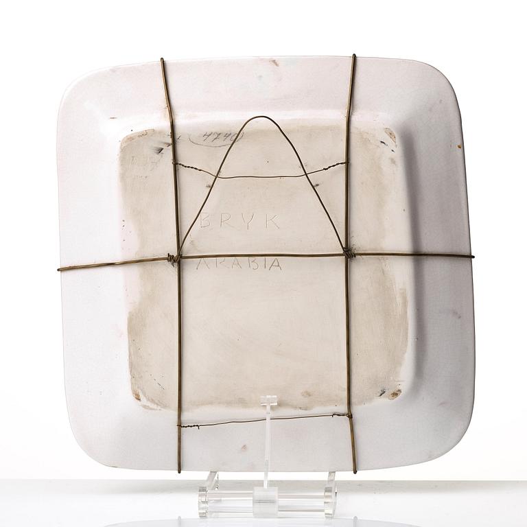 Rut Bryk, a ceramic wall relief, Arabia, Finland 1940's.