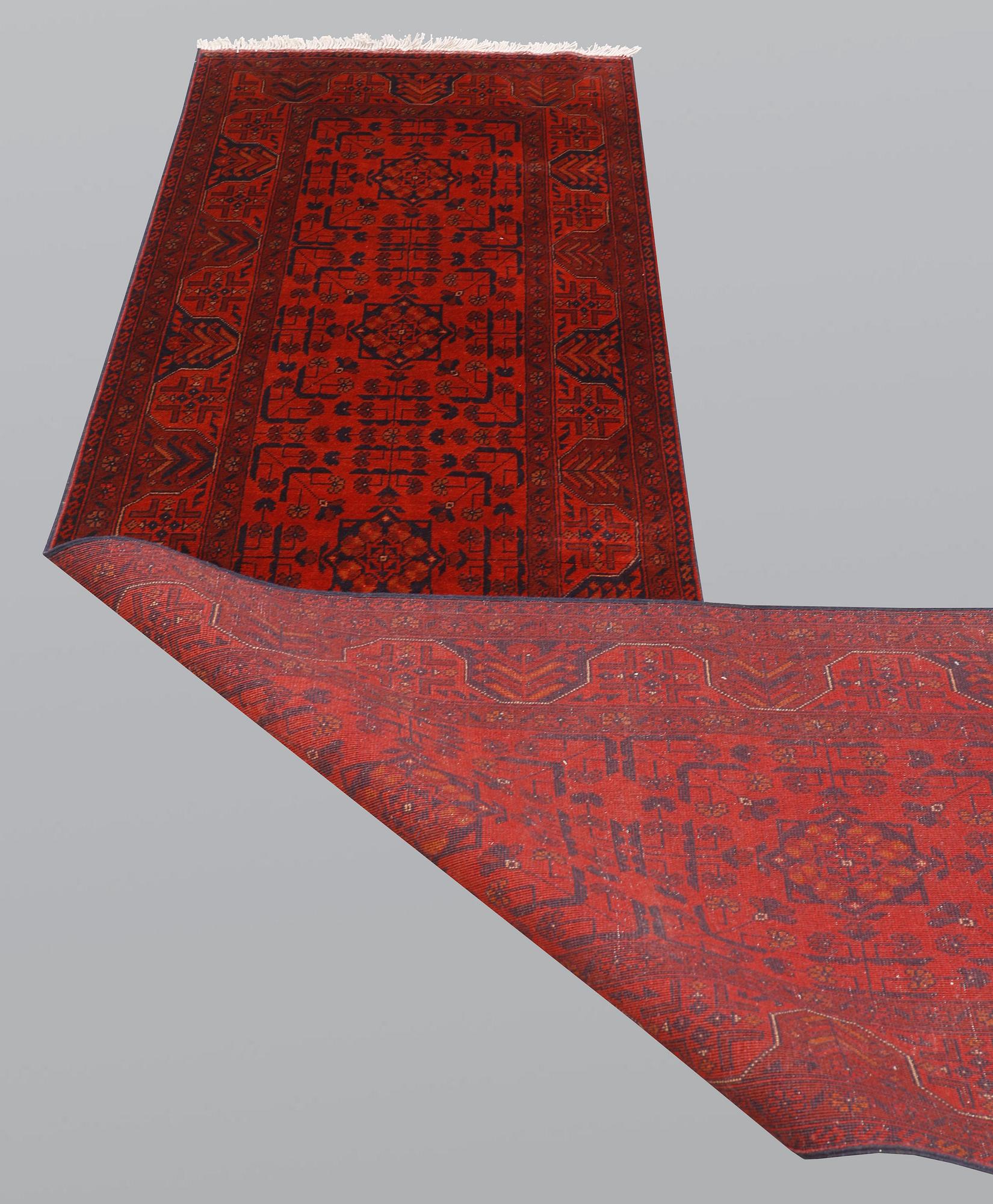 An Afghan runner, so called Khan Mohammadi, ca 297 x 78 cm.