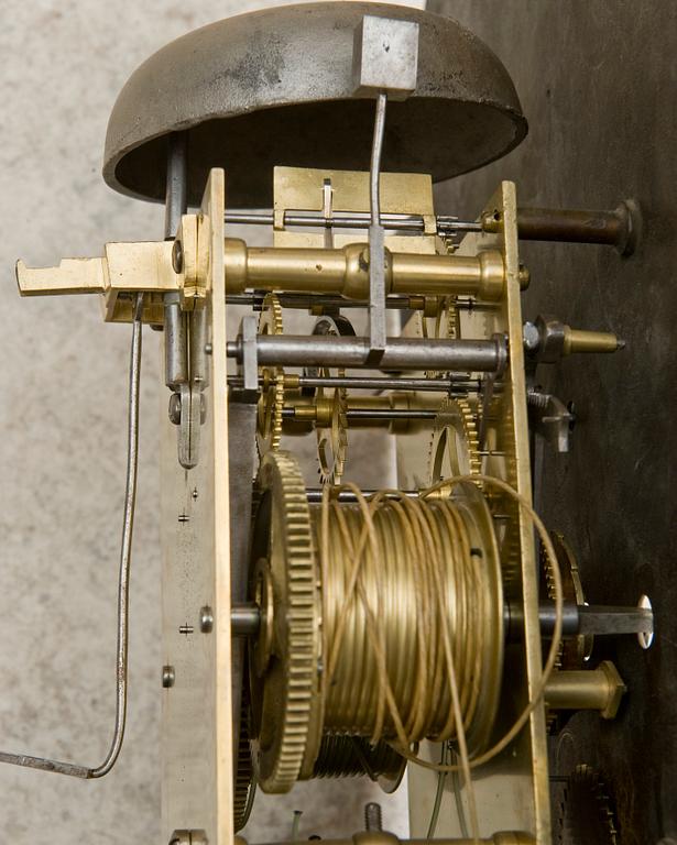 A long case clock by J. Breakenrig, Edinburgh.