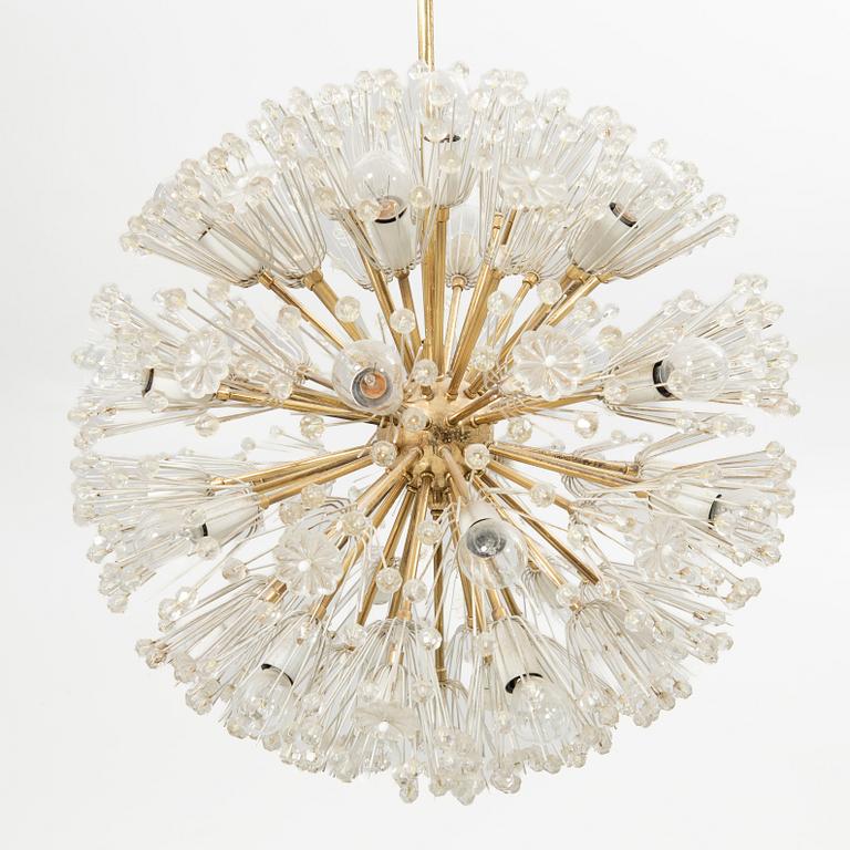 Emil Stejnar, Ceiling lamp, “Snowball”/“Dandelion”, for Rupert Nikoll, Austria, 1950s.