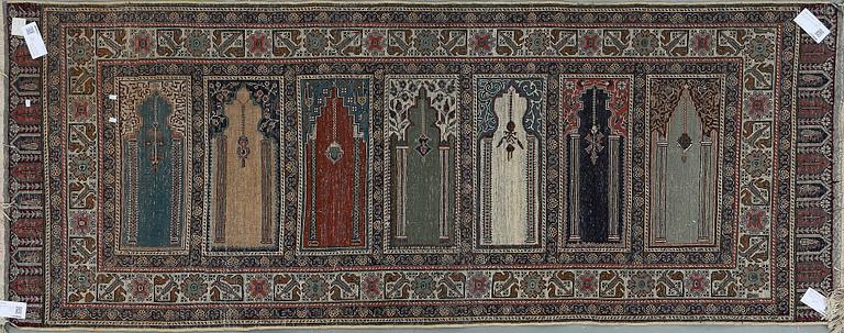 MATTA, old, Kayseri Saff, ca 228x90 cm.