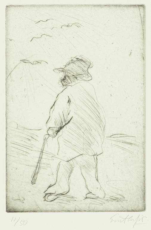 Evert Lundquist, Figurmotiv, 5 st.